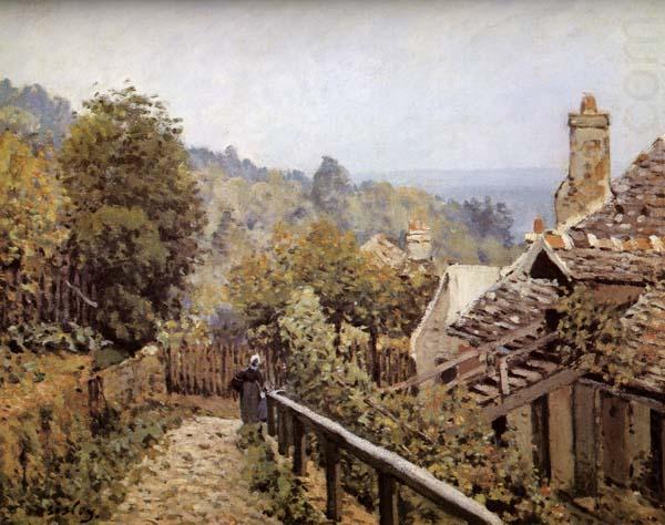 Alfred Sisley Sentier de la Mi-cote,Louveciennes china oil painting image